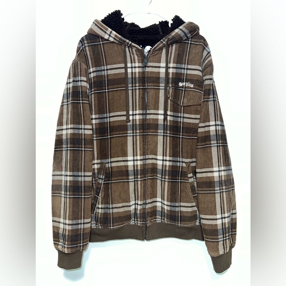 VTG Y2K Surplus Surf Fleece Baggy Jacket in Excellent Condition